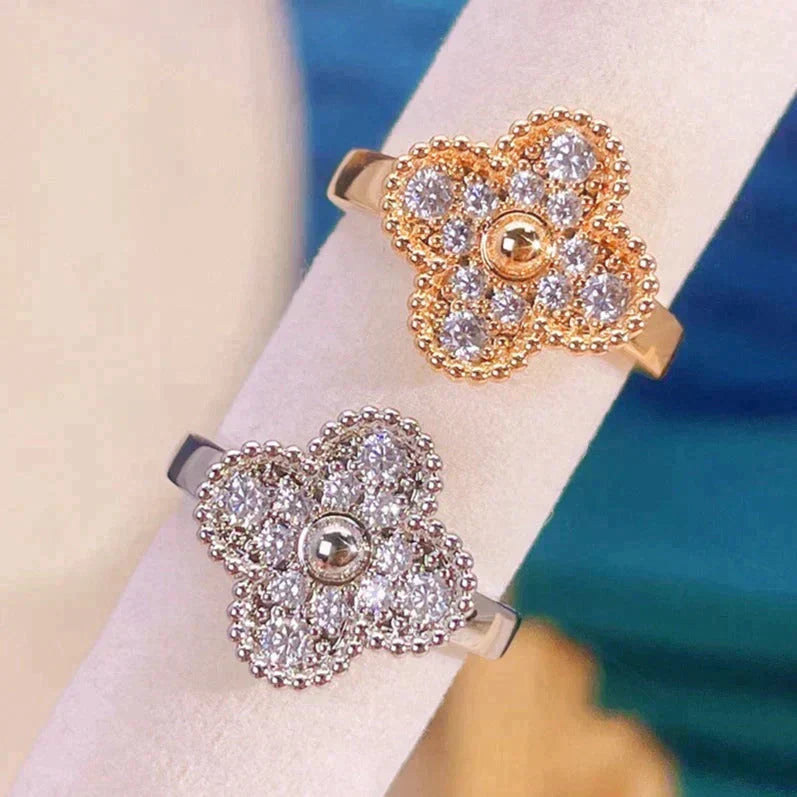 [Vintora]CLOVER DIAMOND RING