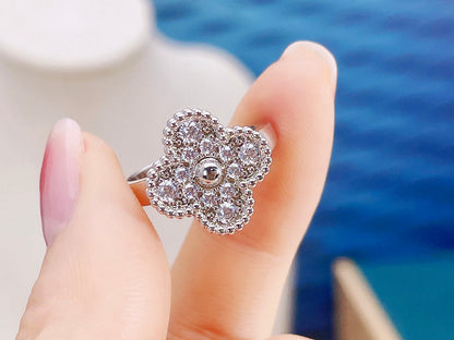 [Vintora]CLOVER DIAMOND RING