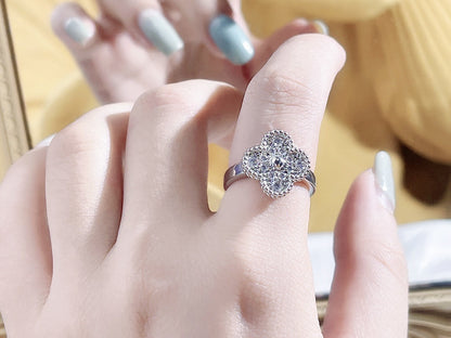 [Vintora]CLOVER DIAMOND RING