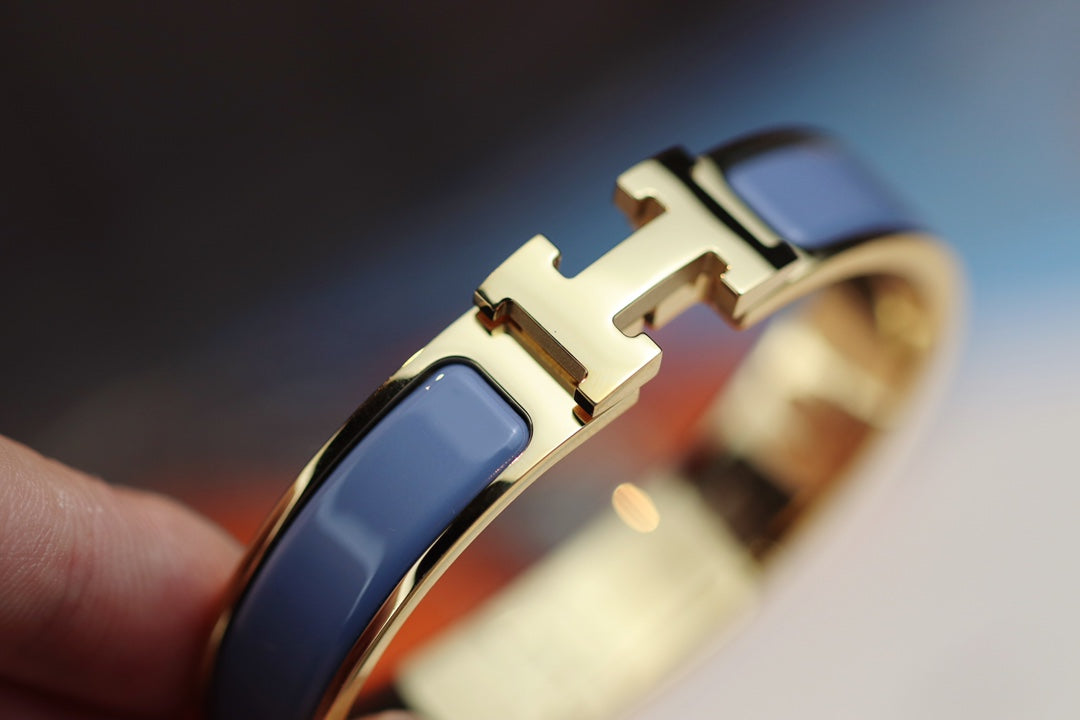 [Vintora]H BRACELET 12MM BLUE GRAY