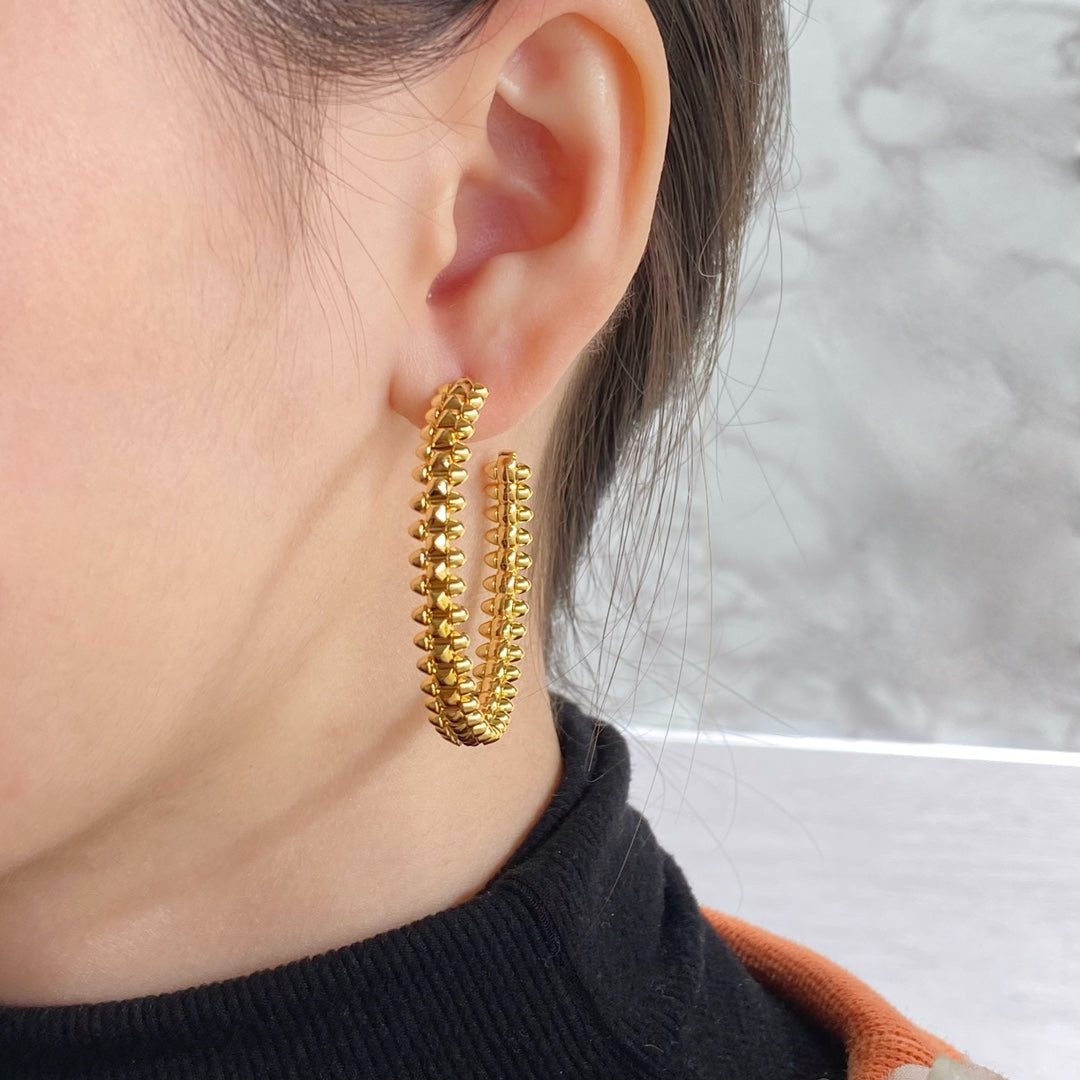 [Vintora]CLASH HOOP EARRINGS