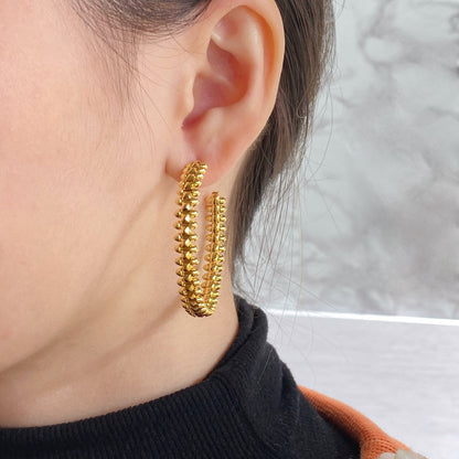 [Vintora]CLASH HOOP EARRINGS