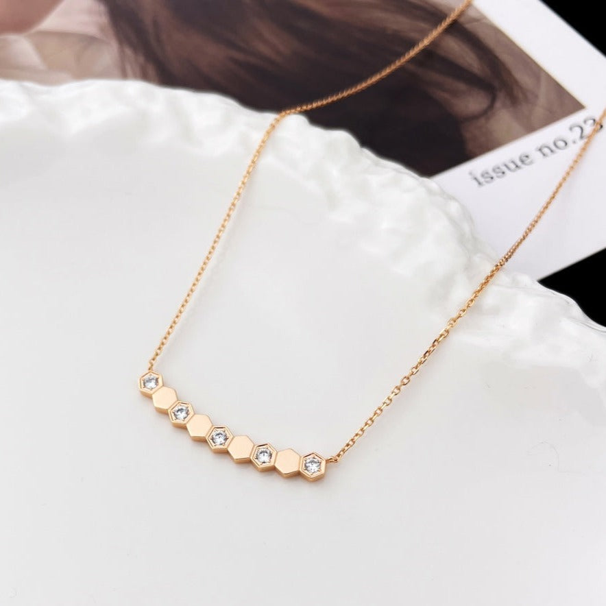 [Vintora]BEE MY LOVE DIAMOND NECKLACE