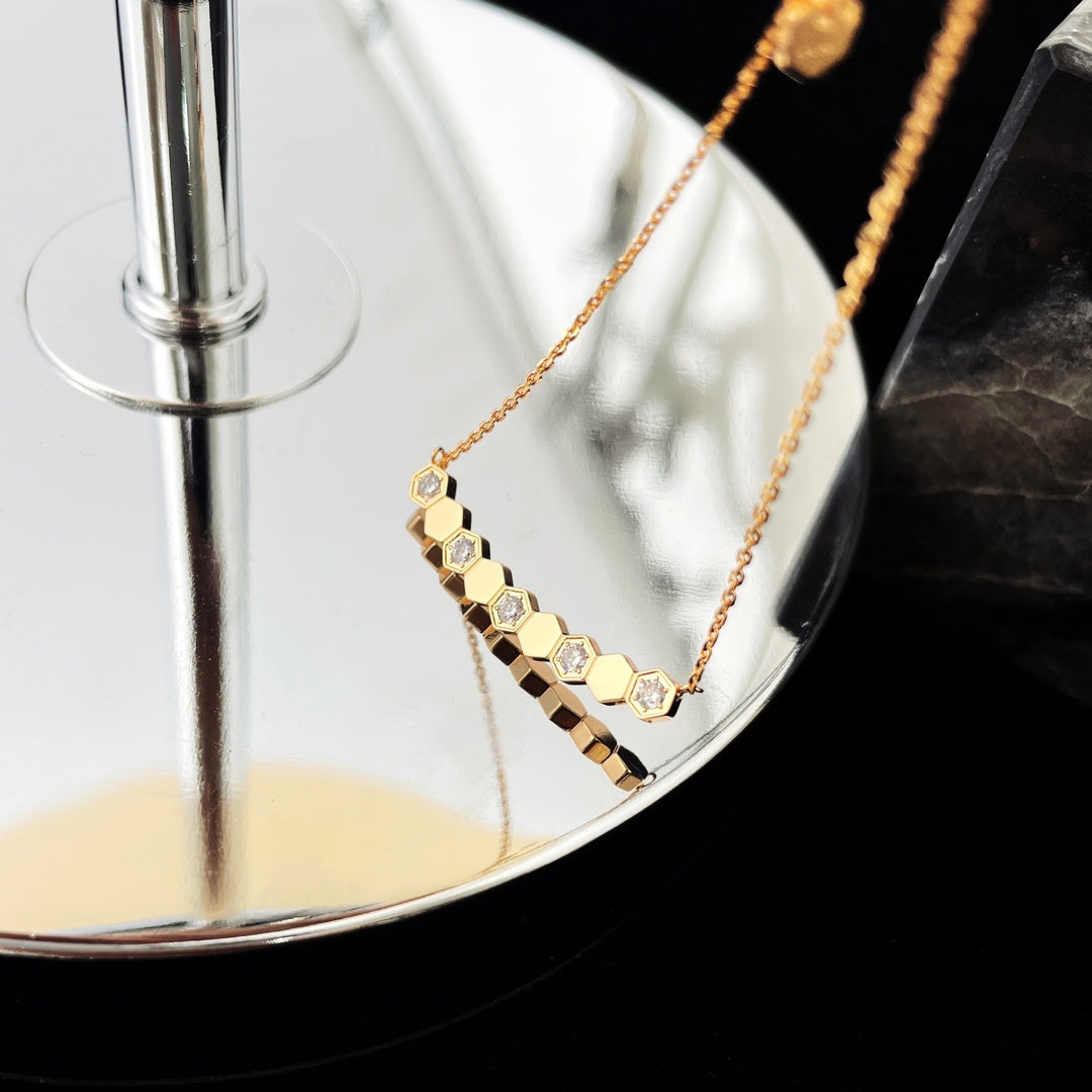 [Vintora]BEE MY LOVE DIAMOND NECKLACE