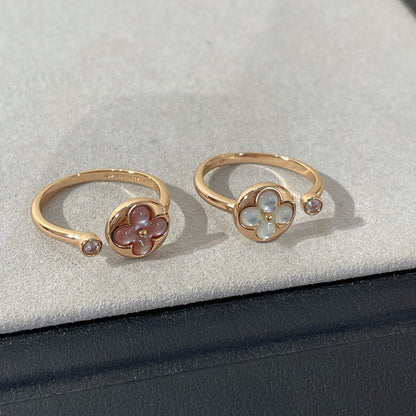 [Vintora]SUN 1 DIAMOND PINK MOP RING