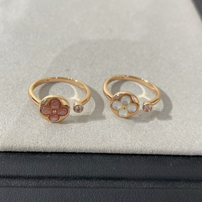 [Vintora]SUN 1 DIAMOND PINK MOP RING