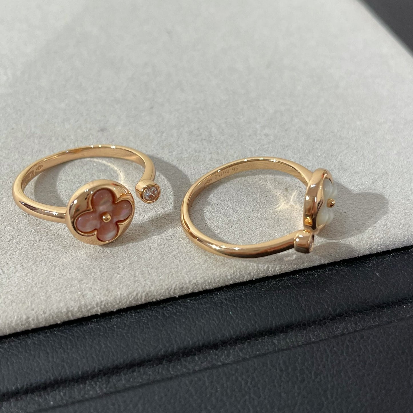 [Vintora]SUN 1 DIAMOND PINK MOP RING