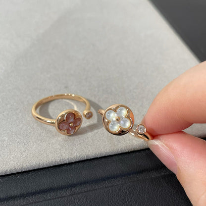 [Vintora]SUN 1 DIAMOND PINK MOP RING