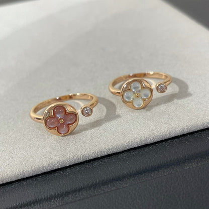 [Vintora]SUN 1 DIAMOND PINK MOP RING