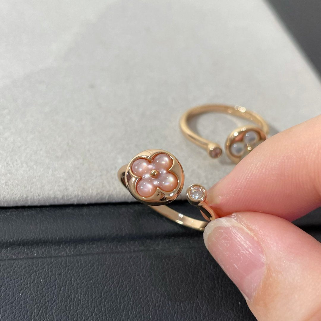 [Vintora]SUN 1 DIAMOND PINK MOP RING