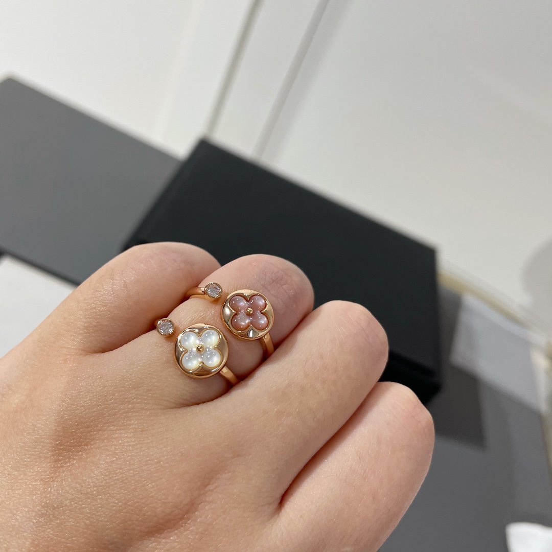 [Vintora]SUN 1 DIAMOND PINK MOP RING