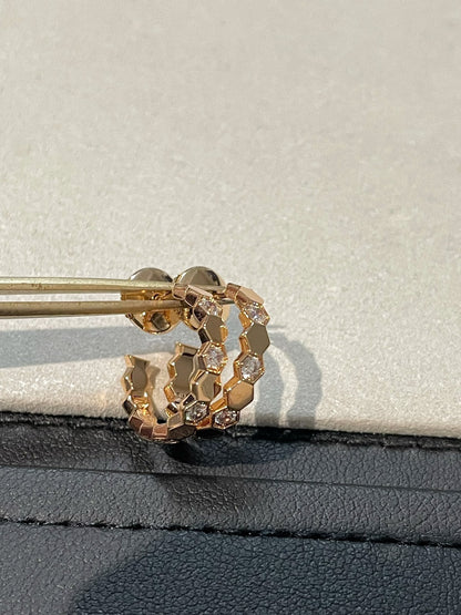 [Vintora]Hollow Design Four-Leaf Clover Flower Shape Ring