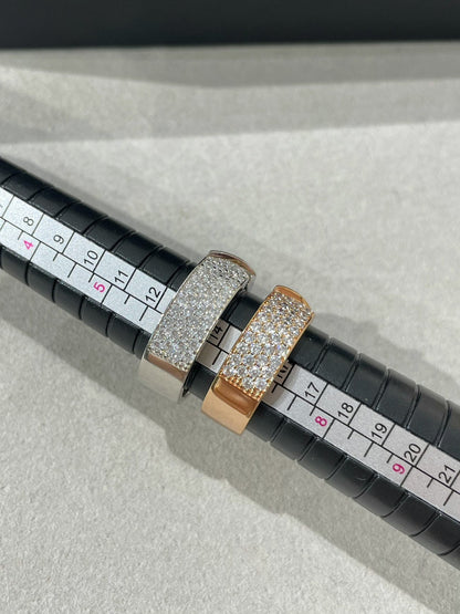 [Vintora]LIENS EVIDENCE  DIAMOND PAVED RING
