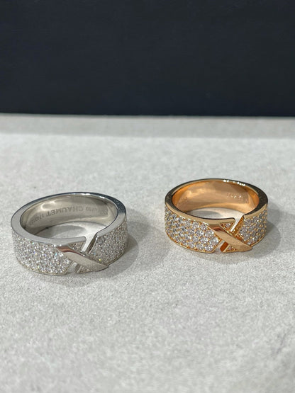 [Vintora]LIENS EVIDENCE  DIAMOND PAVED RING