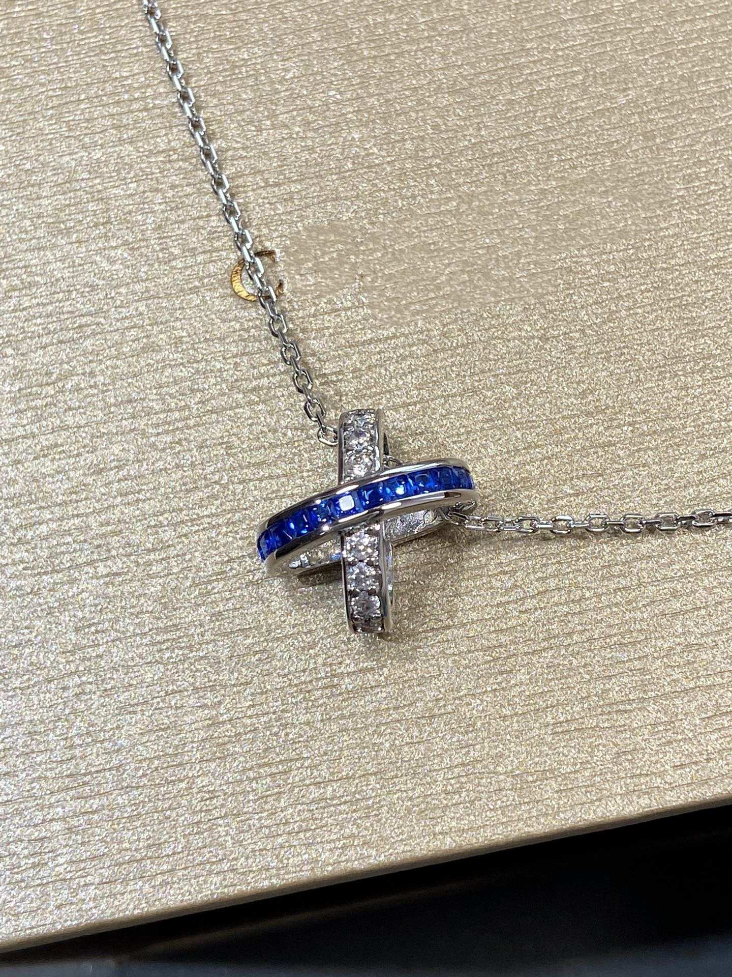 [Vintora]LIENS DIAMOND SILVER NECKLACE