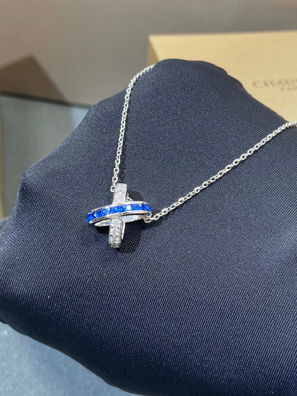 [Vintora]LIENS DIAMOND SILVER NECKLACE