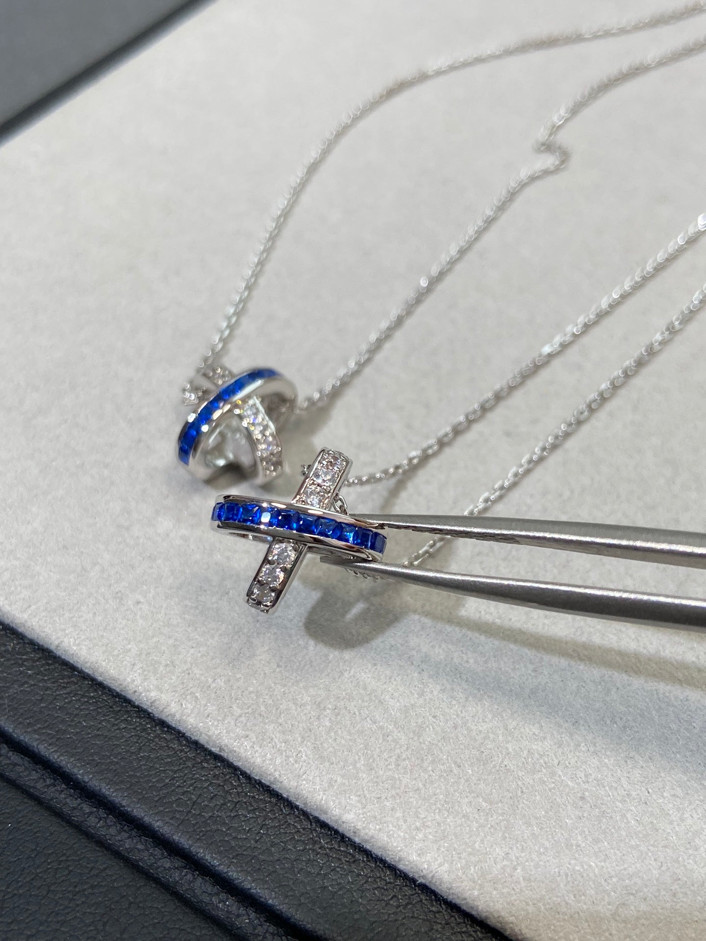 [Vintora]LIENS DIAMOND SILVER NECKLACE