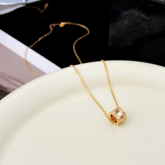 [Vintora]BEE MINI PEDANT DIAMOND NECKLACE