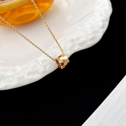 [Vintora]BEE MINI PEDANT DIAMOND NECKLACE
