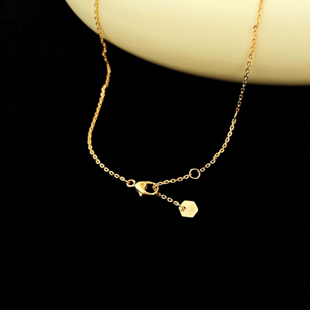 [Vintora]BEE MINI PEDANT DIAMOND NECKLACE