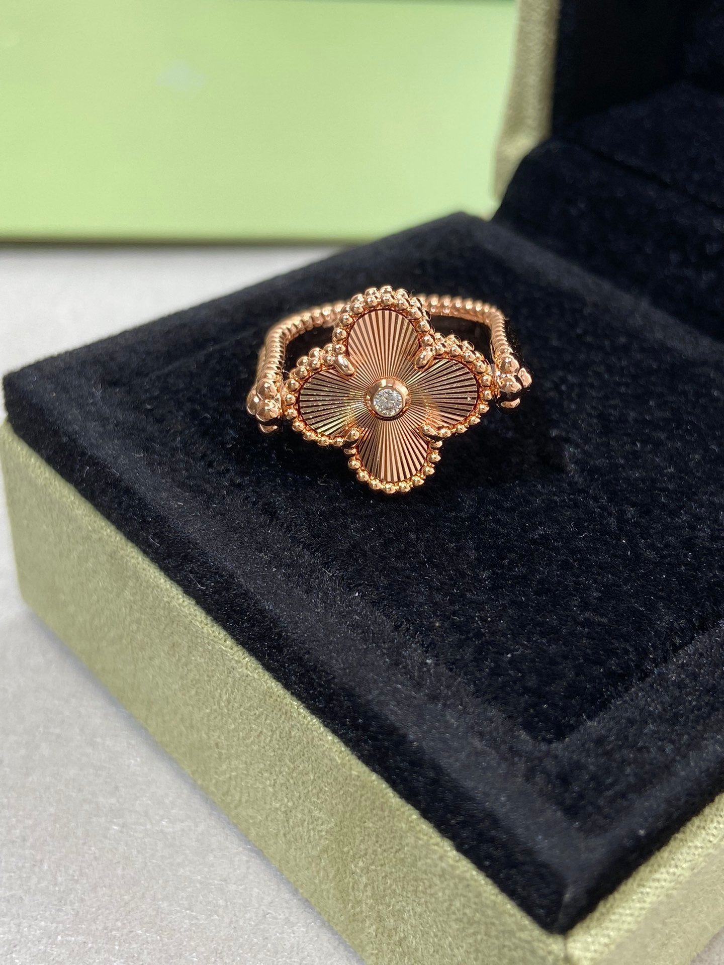 [Vintora]CLOVER RIVERSIBLE Vintora GOLD RING