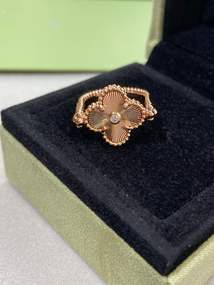 [Vintora]CLOVER RIVERSIBLE Vintora GOLD RING