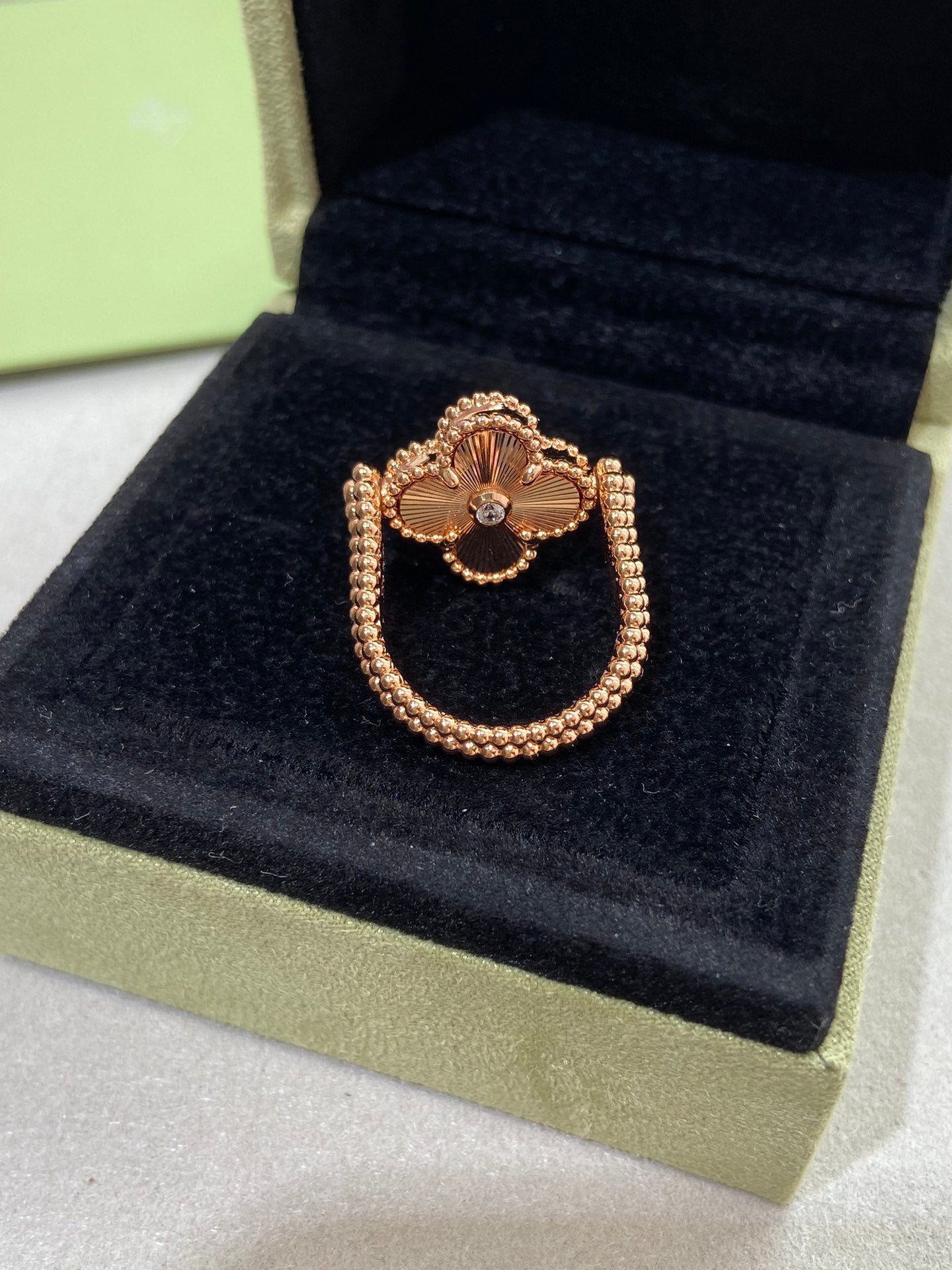 [Vintora]CLOVER RIVERSIBLE Vintora GOLD RING