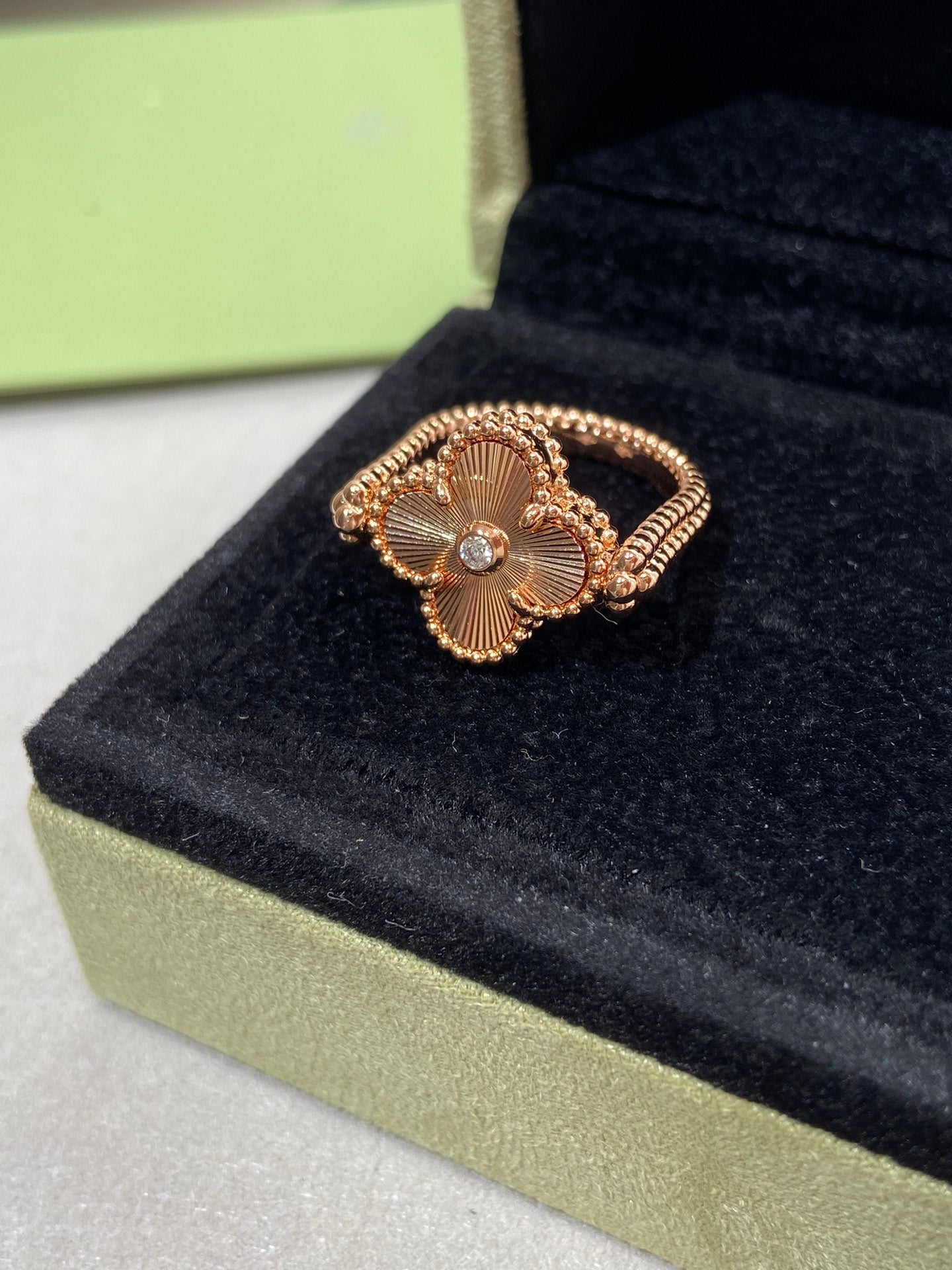 [Vintora]CLOVER RIVERSIBLE Vintora GOLD RING