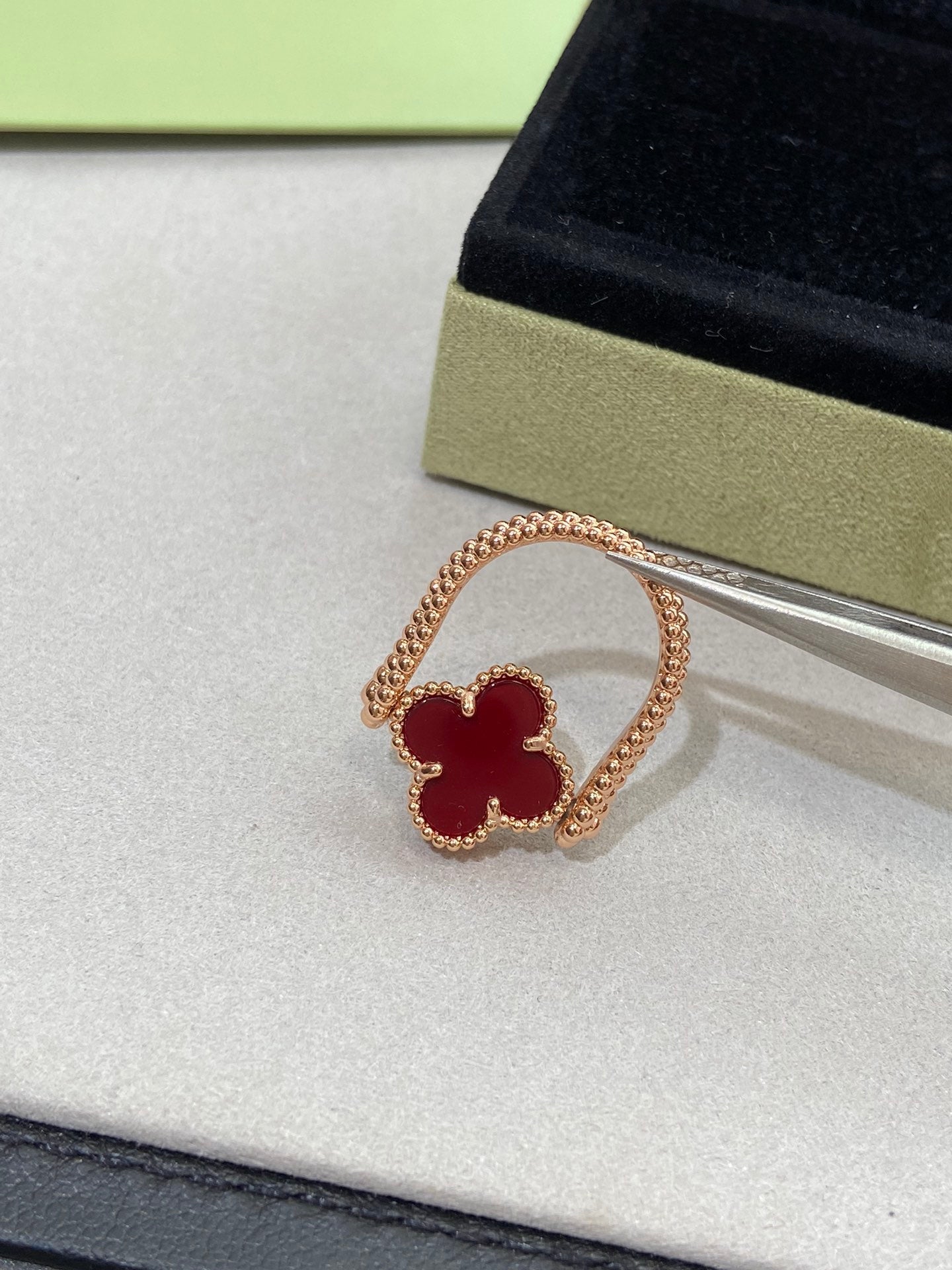 [Vintora]CLOVER RIVERSIBLE Vintora GOLD RING
