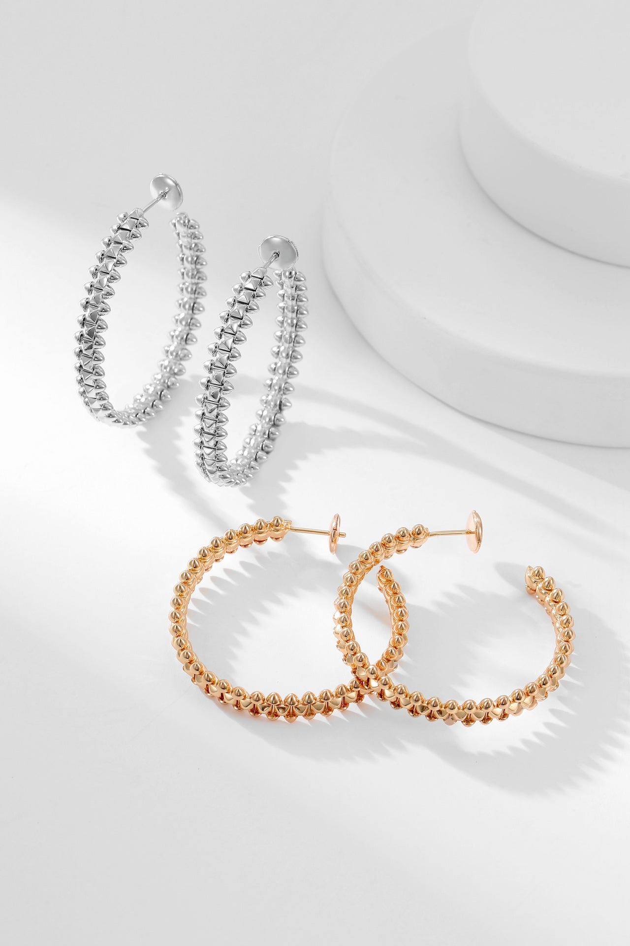 [Vintora]CLASH HOOP EARRINGS