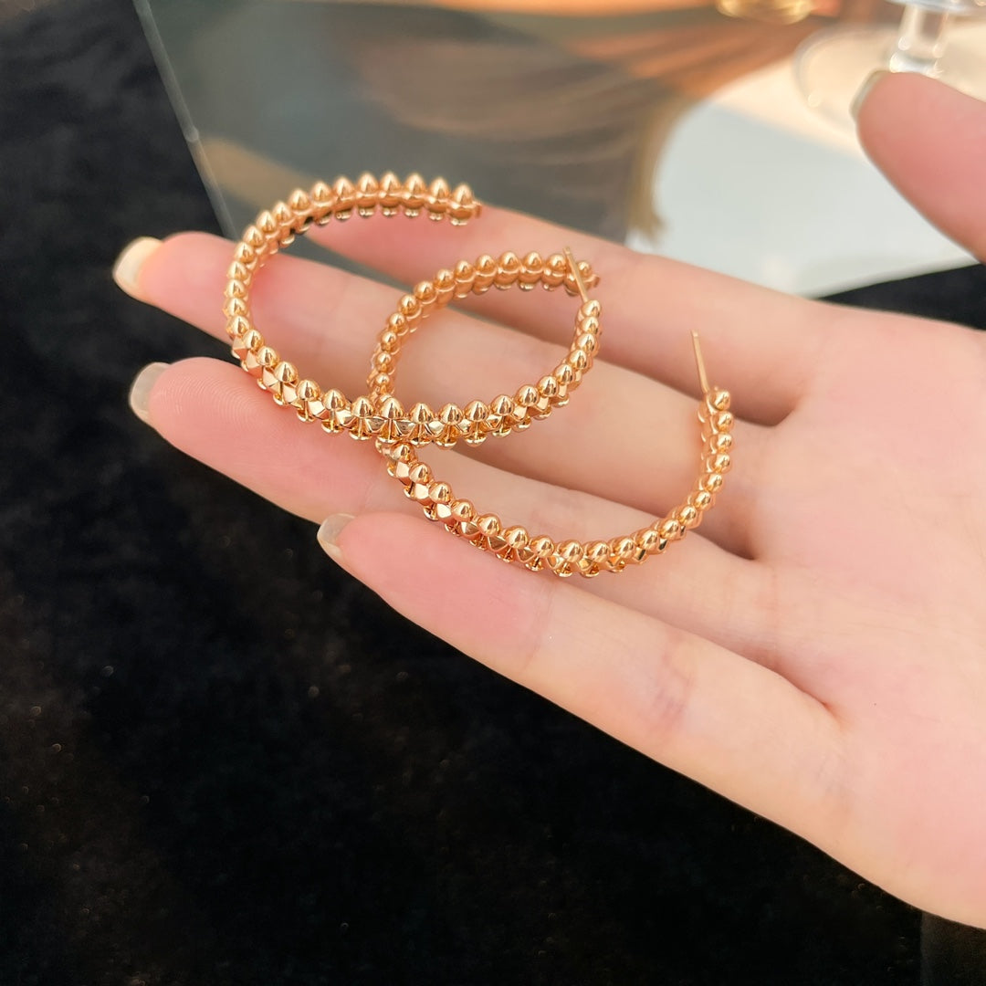 [Vintora]CLASH HOOP EARRINGS