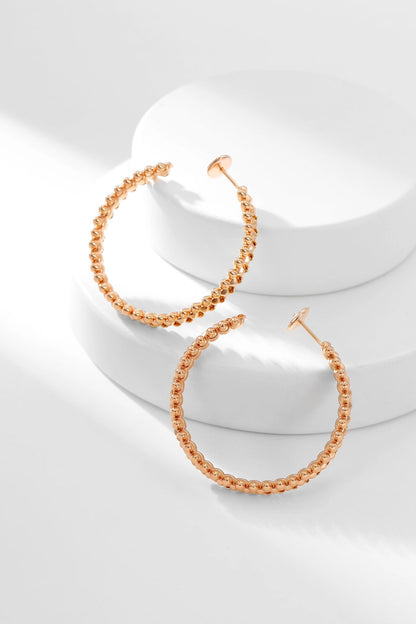 [Vintora]CLASH HOOP EARRINGS