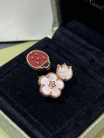 [Vintora]LUCKY 3 MOTIF Vintora GOLD RING