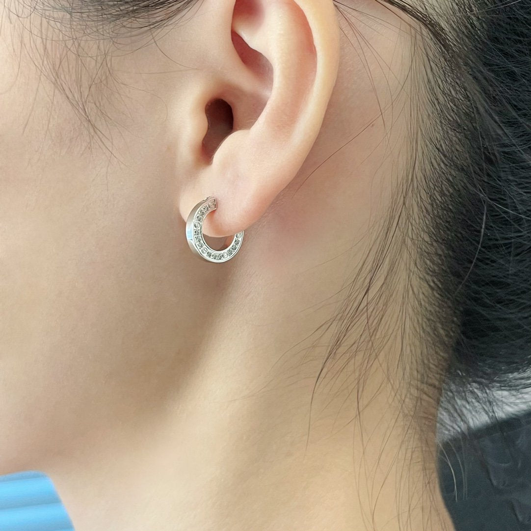 [Vintora]LOVE DIAMOND EARRINGS