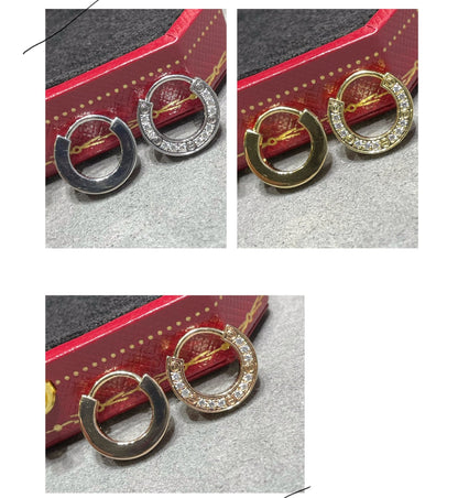 [Vintora]LOVE DIAMOND EARRINGS