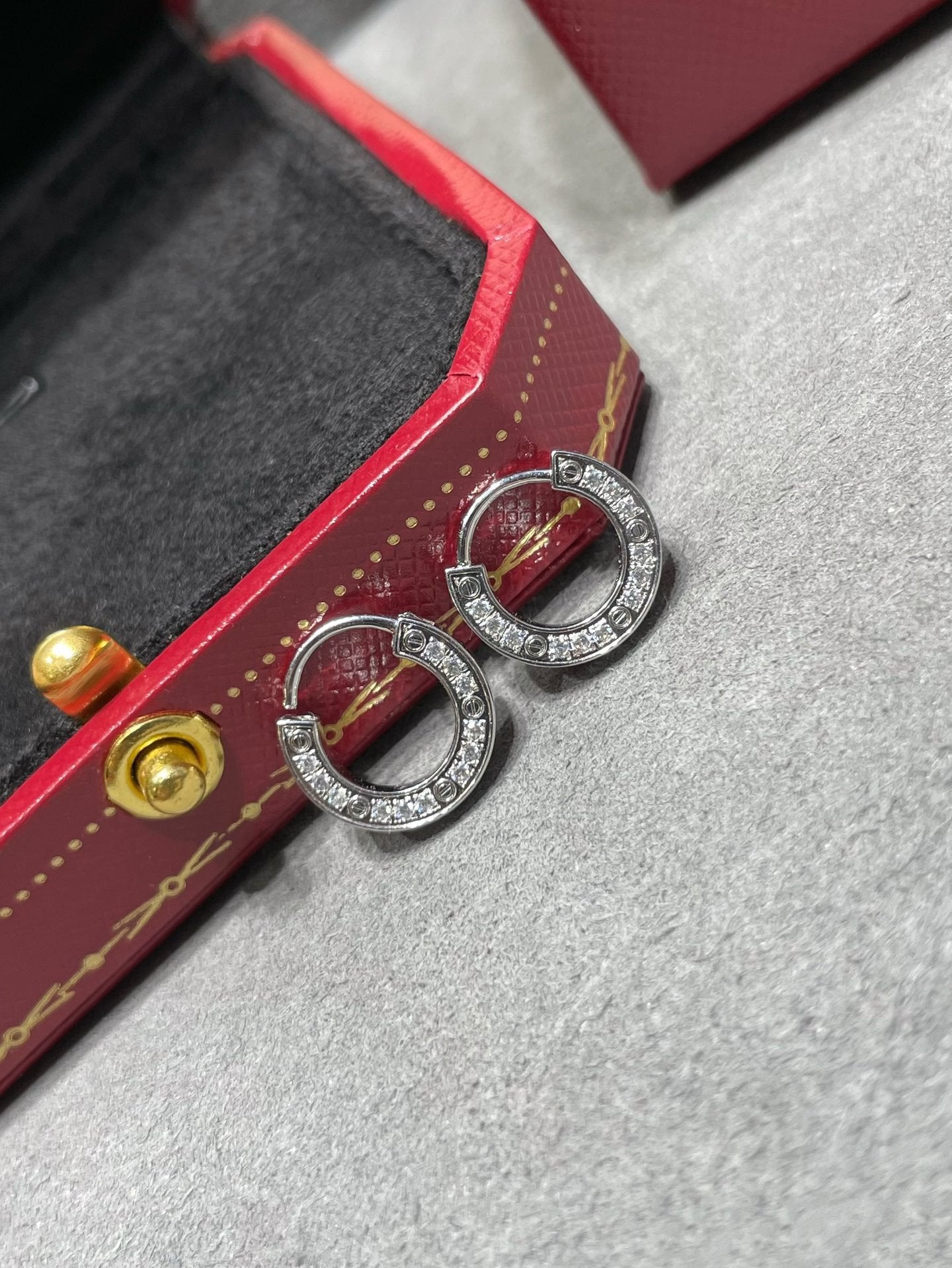 [Vintora]LOVE DIAMOND EARRINGS