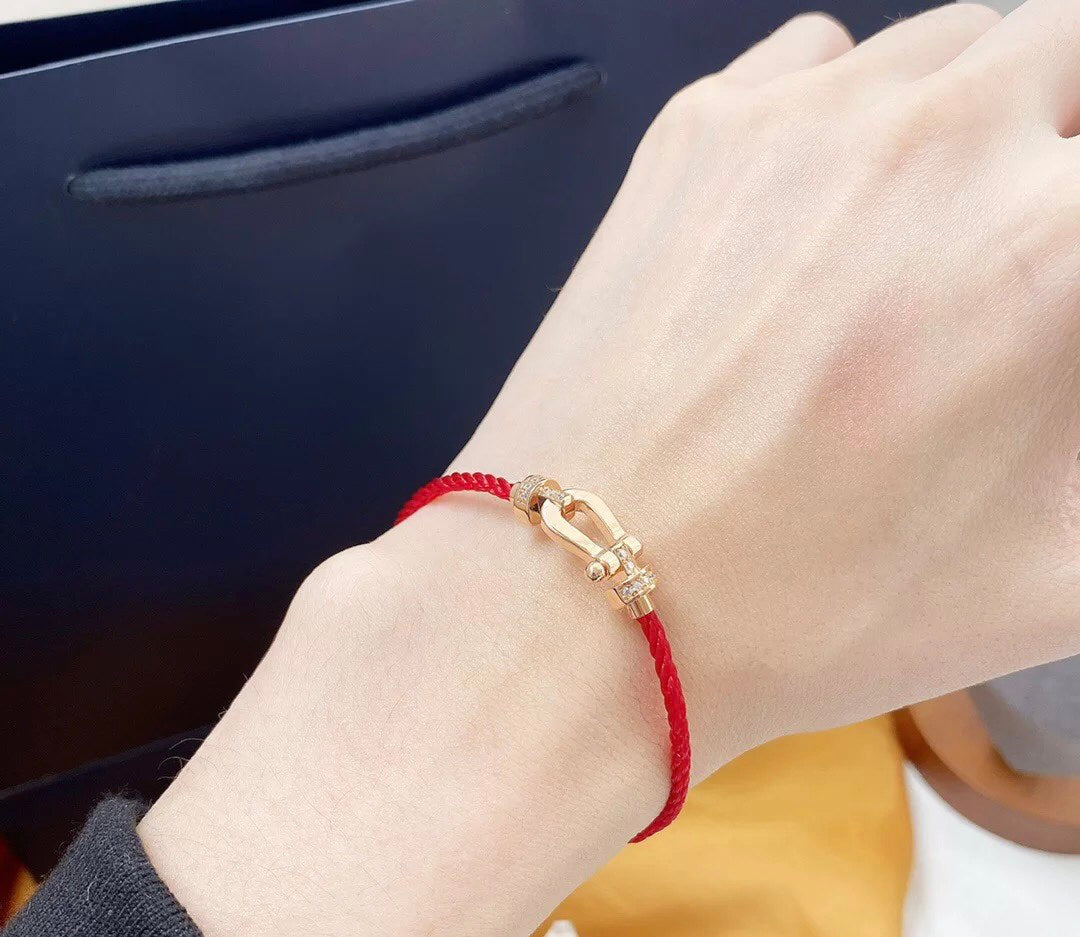 [Vintora]FORCE 10 HALF DIAMOND PINK GOLD RED CORDERI LARGE AND MEDIUM MODEL