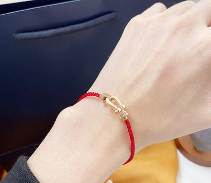 [Vintora]FORCE 10 HALF DIAMOND PINK GOLD RED CORDERI LARGE AND MEDIUM MODEL