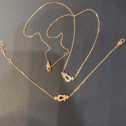[Vintora]FORCE 10 DIAMOND PINK GOLD NECKLACE MINI MODEL