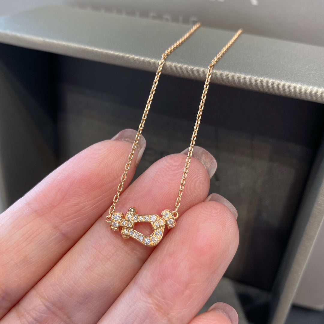 [Vintora]FORCE 10 DIAMOND PINK GOLD NECKLACE MINI MODEL