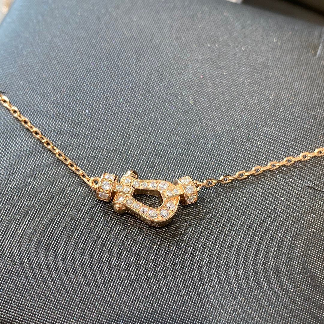 [Vintora]FORCE 10 DIAMOND PINK GOLD NECKLACE MINI MODEL