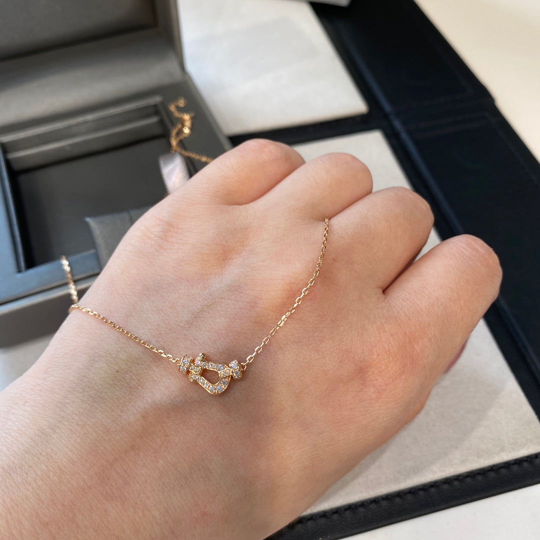 [Vintora]FORCE 10 DIAMOND PINK GOLD NECKLACE MINI MODEL