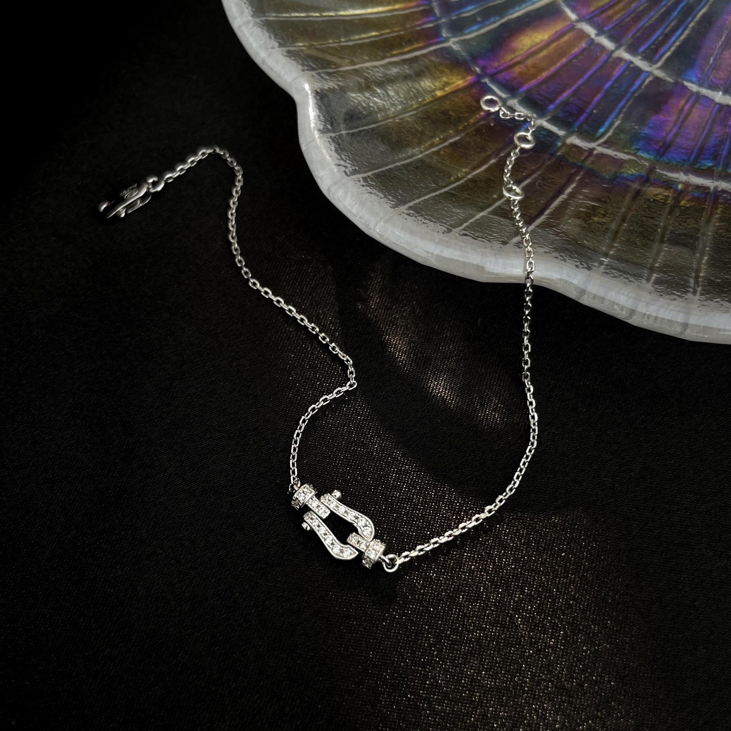 [Vintora]FORCE 10 FULL DIAMOND BUCKLE CHAIN LINK MINI MODEL
