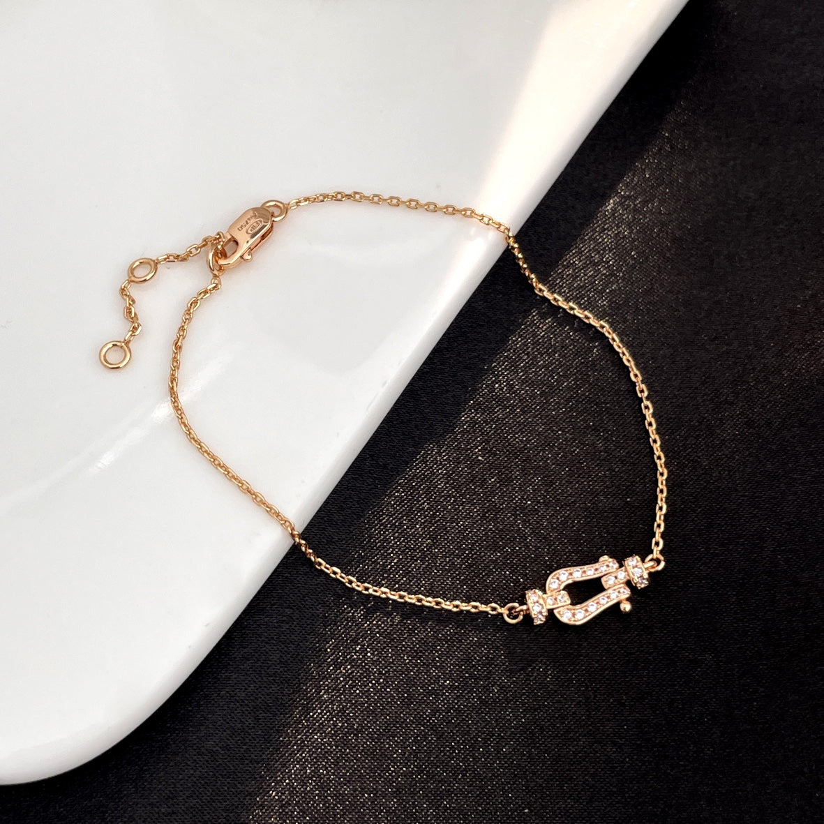 [Vintora]FORCE 10 FULL DIAMOND BUCKLE CHAIN LINK MINI MODEL
