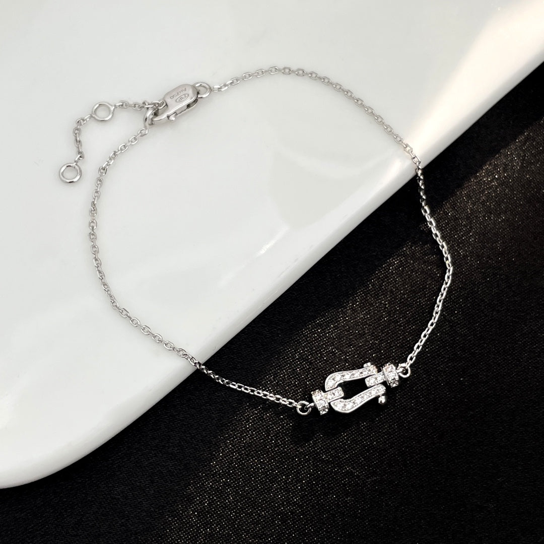 [Vintora]FORCE 10 FULL DIAMOND BUCKLE CHAIN LINK MINI MODEL
