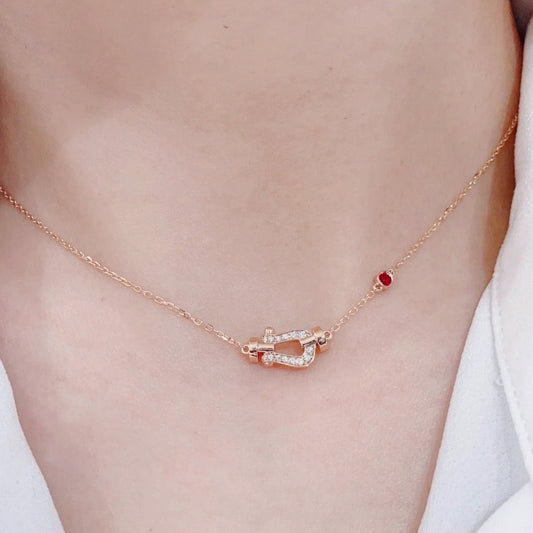 [Vintora]FORCE 10 DIAMOND PINK GOLD NECKLACE