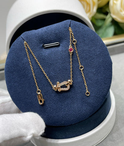 [Vintora]FORCE 10 DIAMOND PINK GOLD NECKLACE