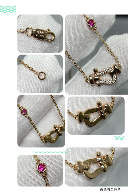 [Vintora]FORCE 10 DIAMOND PINK GOLD NECKLACE