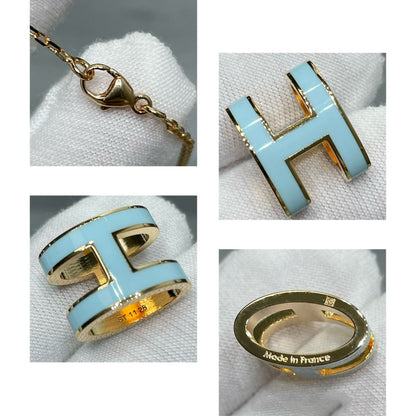[Vintora]POP H SKY BLUE NECKLACE