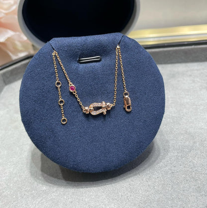 [Vintora]FORCE 10 DIAMOND CHAIN LINK PINK GOLD BRACELET